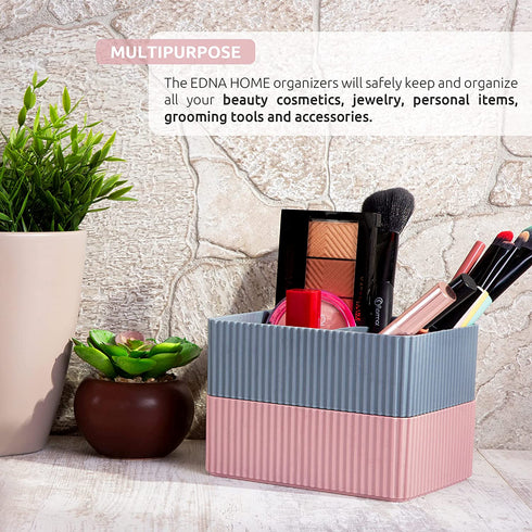 EDNA HOME Makeup Storage Organizers